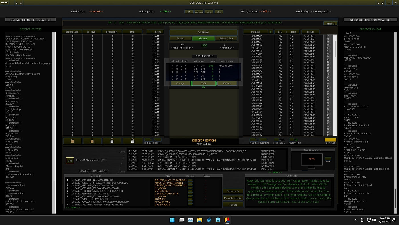 USB-Lock-RP Control (screenshot) USB-Lock-RP Control (screenshot)