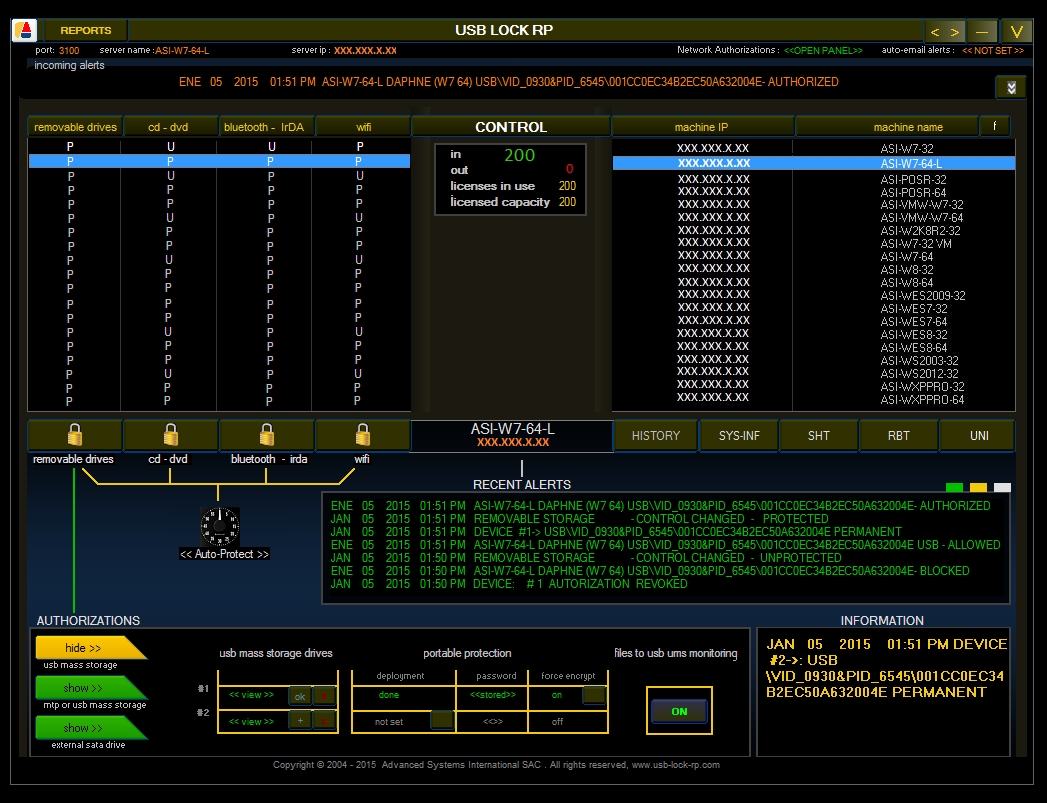 USB Lock RP software